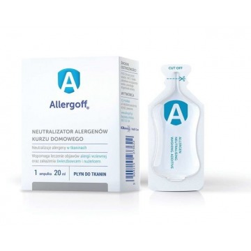 Allergoff płyn do tkanin neutralizator alergenów 20ml x 6 sztuk