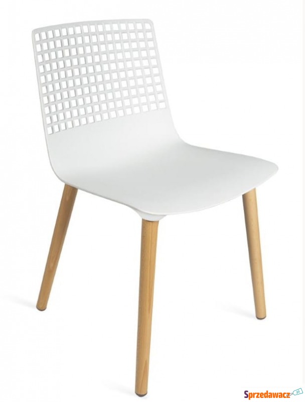 Krzesło Wire Wood Azul Retro - Krzesła kuchenne - Jastrzębie-Zdrój