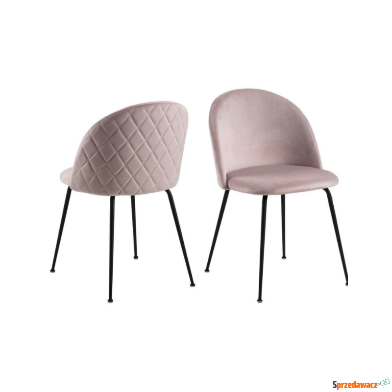 Krzesło Louise jasny różowy - Krzesła kuchenne - Jaworzno