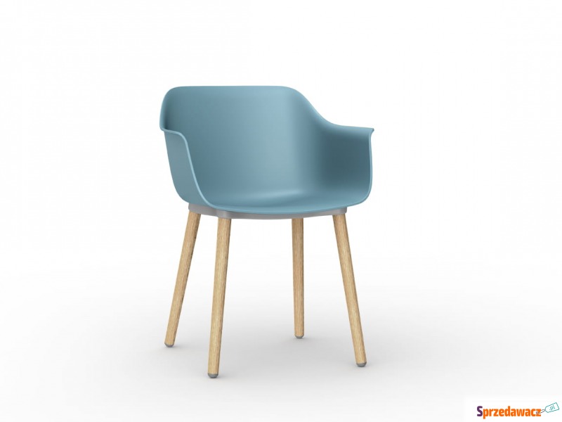 Krzesło Shape Wood Azul Retro - Krzesła kuchenne - Piaseczno