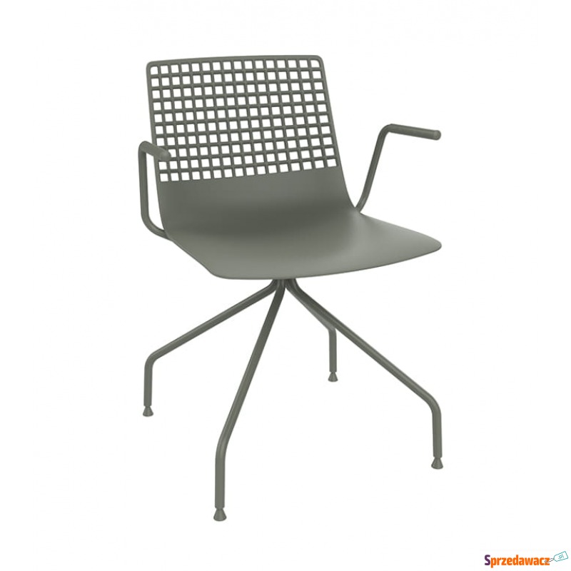 Krzesło Wire Spider Arm Greenish Grey - Krzesła kuchenne - Ostrów Wielkopolski