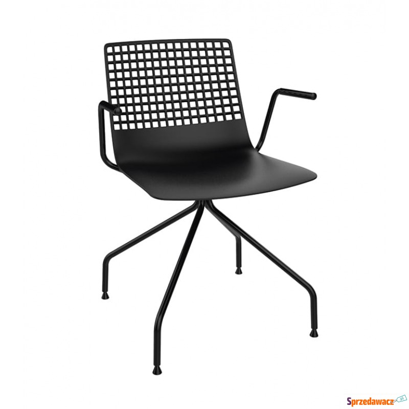 Krzesło Wire Spider Arm Black - Krzesła kuchenne - Grudziądz