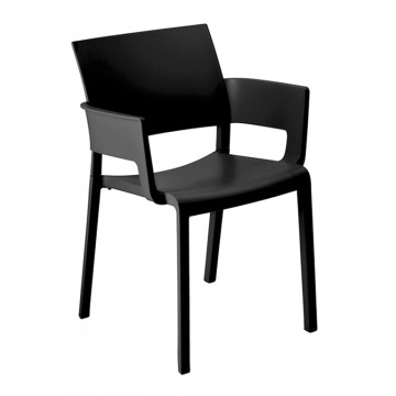 Krzesło Fiona Arm Negro