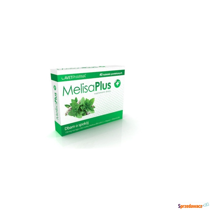 Melisa plus x 40 tabletek - Witaminy i suplementy - Radomsko