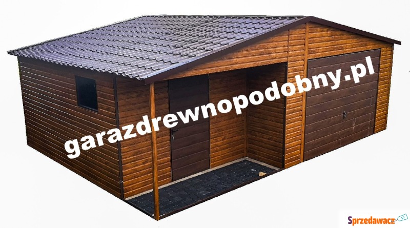Garaż blaszany drewnopodobny 6×5 - Sprzedam garaż, parking - Inowrocław
