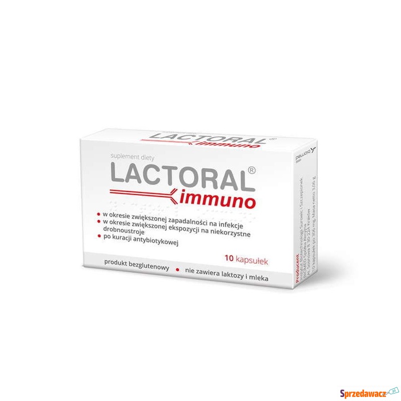 Lactoral immuno x 10 kapsułek - Witaminy i suplementy - Płock