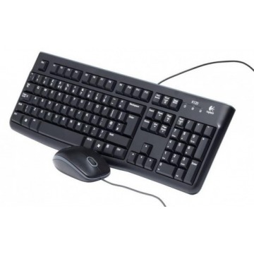 Zestaw klawiatura + mysz membranowa Logitech MK120 920-002563 (USB 2.0; (US); kolor czarny; optyczna