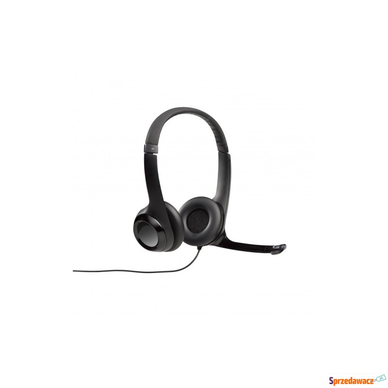 Słuchawki Logitech H390 981-000406 (kolor czarny) - Zestawy słuchawkowe - Bezrzecze