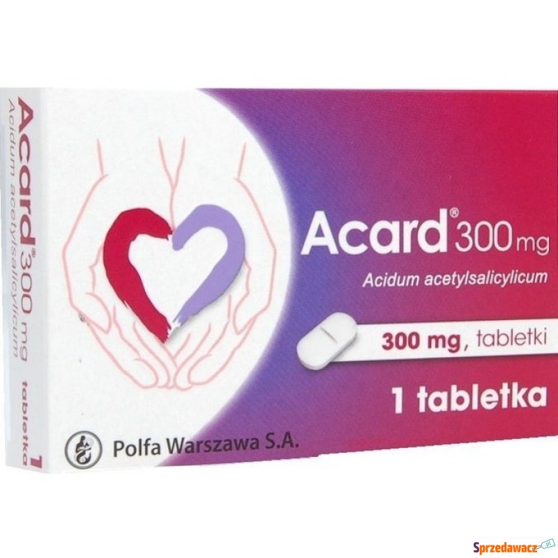 Acard 300mg x 1 tabletka - Witaminy i suplementy - Gdańsk