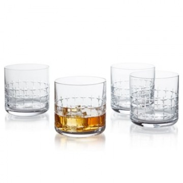 Zestaw szklanek do whisky DUKA CRISTER 4 sztuki 350 ml szkło