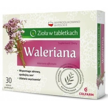 Waleriana x 30 tabletek