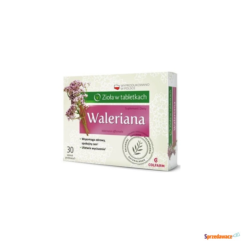 Waleriana x 30 tabletek - Witaminy i suplementy - Rawicz