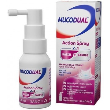 Mucodual action spray 20ml