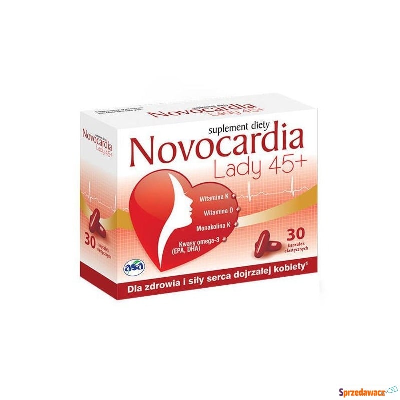 Novocardia lady 45+ x 30 kapsułek - Witaminy i suplementy - Wałbrzych