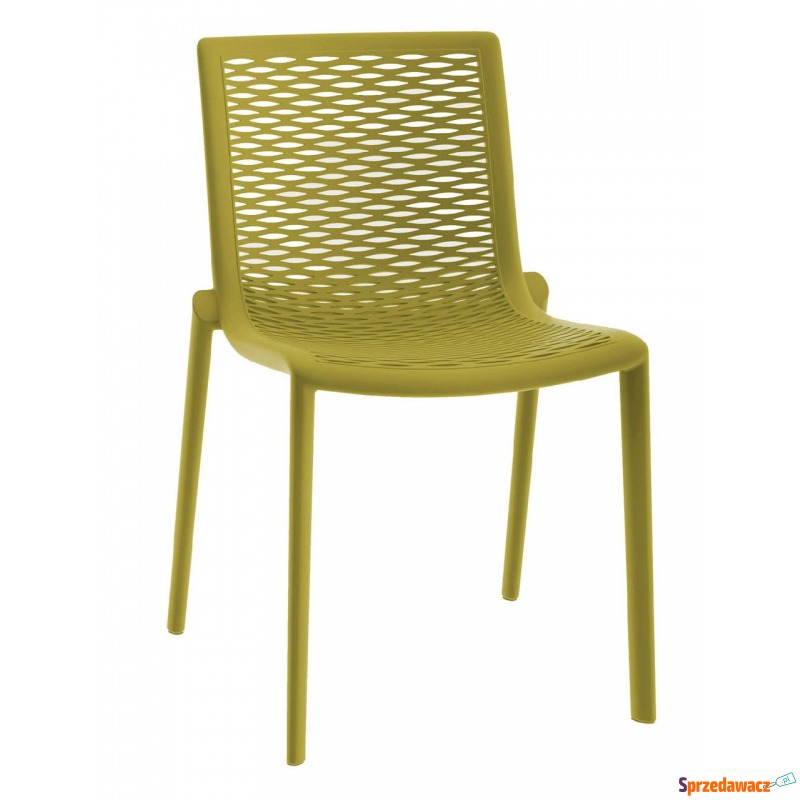 Krzesło Netkat Olive Green Resol - Krzesła kuchenne - Brzeg