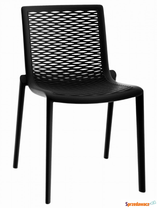 Krzesło Netkat Black Resol - Krzesła kuchenne - Częstochowa