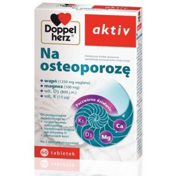Doppelherz aktiv na osteoporozę x 60 tabletek