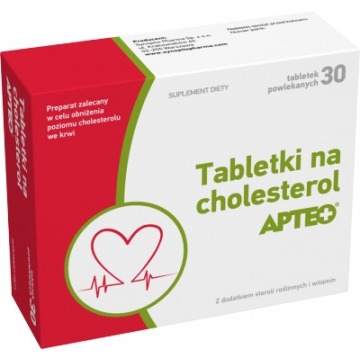 Tabletki na cholesterol apteo x 30 tabletek
