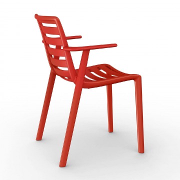 Krzesło Slatkat Arm Rojo Retro