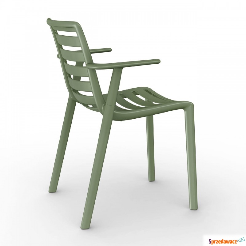 Krzesło Slatkat Arm Gris Verdoso Resol - Krzesła kuchenne - Kutno