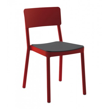 Krzesło Lisboa Upholstered Rojo Resol