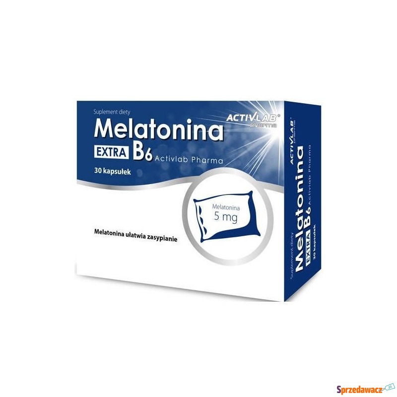 Melatonina extra b6 x 30 kapsułek - Witaminy i suplementy - Otwock