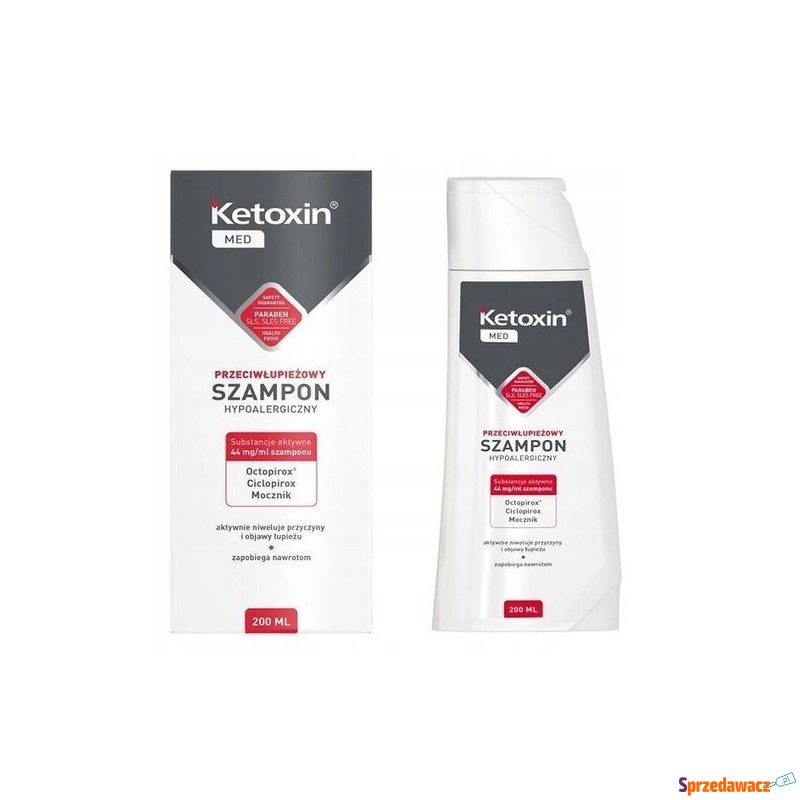 Ketoxin med przeciwłupieżowy szampon hypoaler... - Balsamy, kremy, masła - Bełchatów