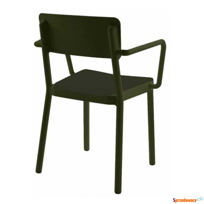 Krzesło Lisboa Upholstered Arm Negro Resol - Krzesła kuchenne - Łódź