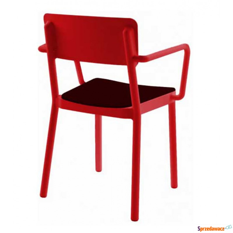 Krzesło Lisboa Upholstered Arm Rojo Resol - Krzesła kuchenne - Biała Podlaska