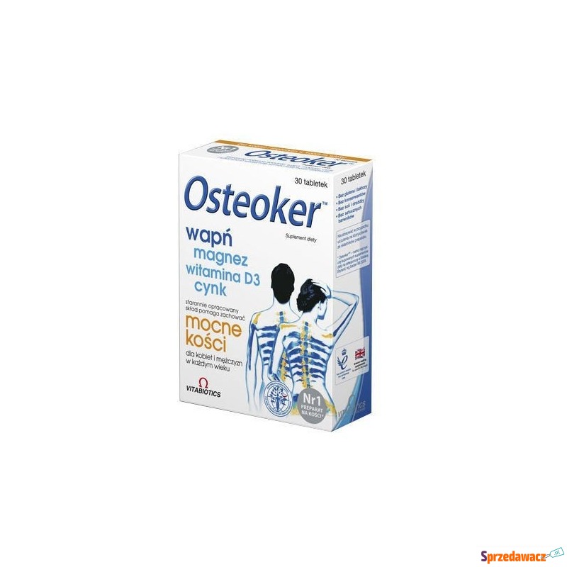 Osteoker na mocne kości x 30 tabletek - Witaminy i suplementy - Tarnobrzeg