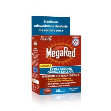 Megared extra strong omega-3 krill oil 500mg x 40 kapsułek