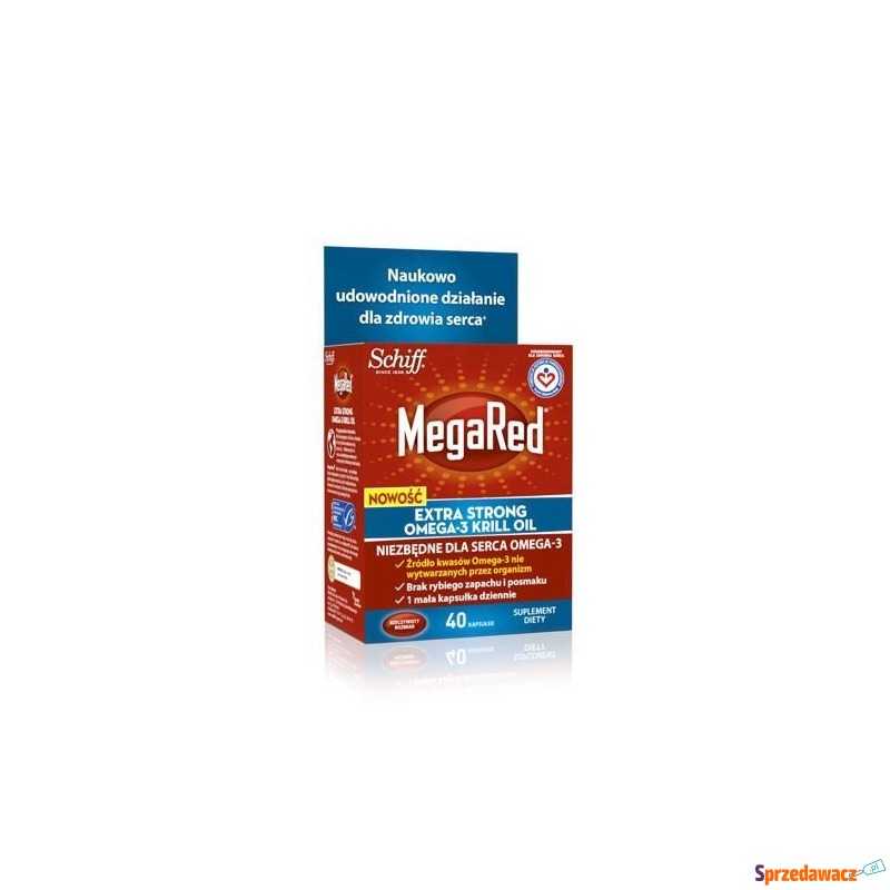 Megared extra strong omega-3 krill oil 500mg x... - Witaminy i suplementy - Nowy Sącz