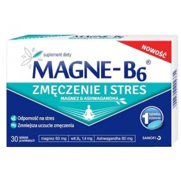 Magne-b6 zmęczenie i stres x 30 tabletek