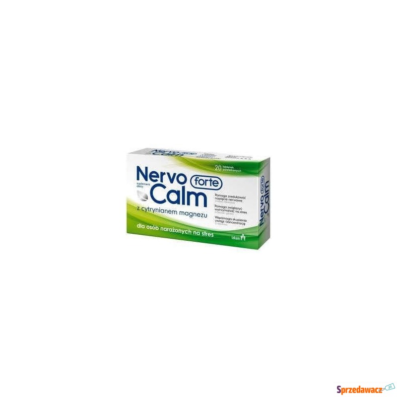Nervocalm forte x 20 tabletek - Witaminy i suplementy - Konin