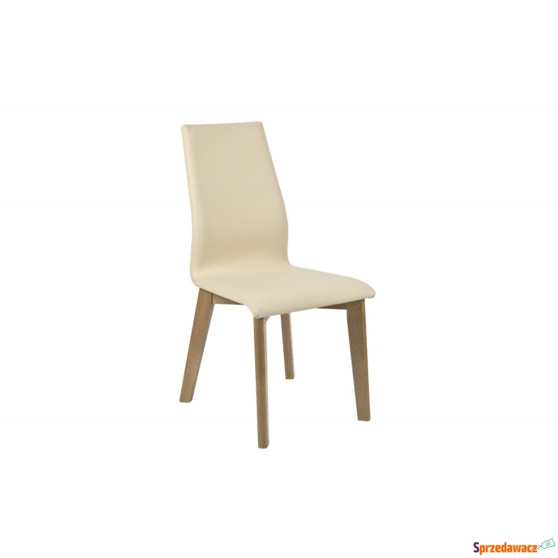 Krzesło Vito ekoskóra Ecru - Krzesła do salonu i jadalni - Elbląg