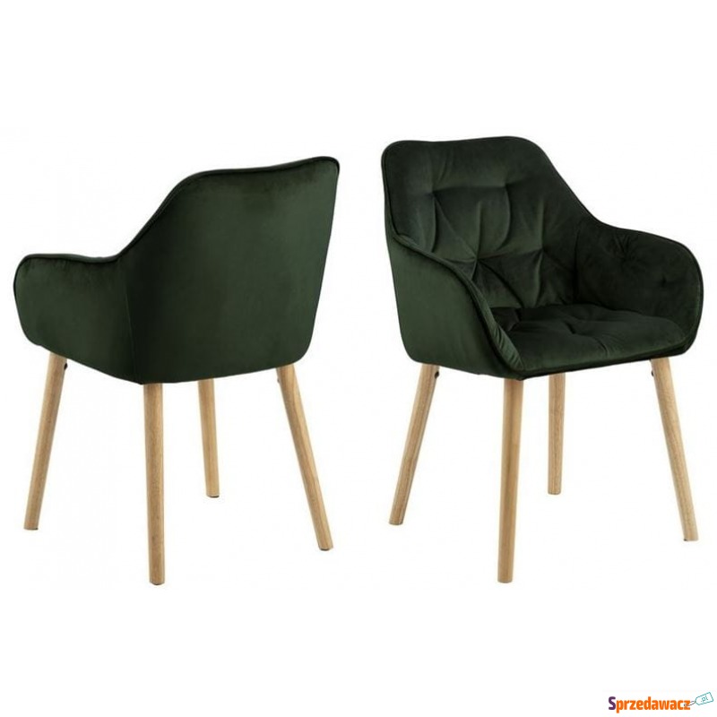 Krzesło Brooke leśny zielony VIC - Krzesła kuchenne - Zgierz