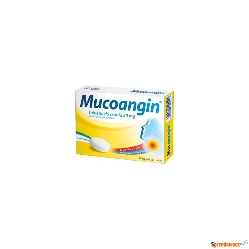 Mucoangin x 18 tabletek do ssania - Leki bez recepty - Mrągowo