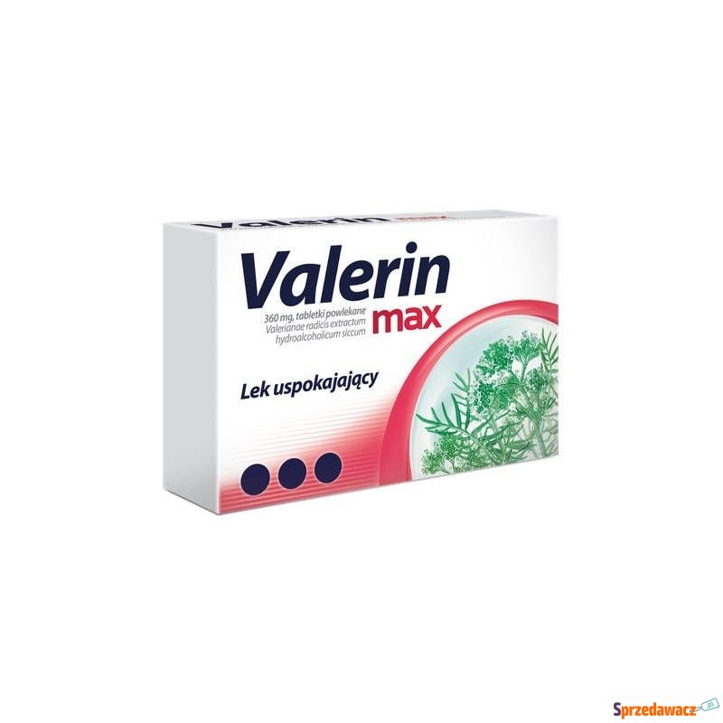 Valerin max x 10 tabletek - Witaminy i suplementy - Grójec