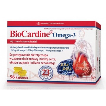 Biocardine omega-3 x 1op (56 kapsułek)