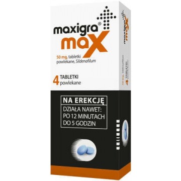 Maxigra max x 4 tabletki