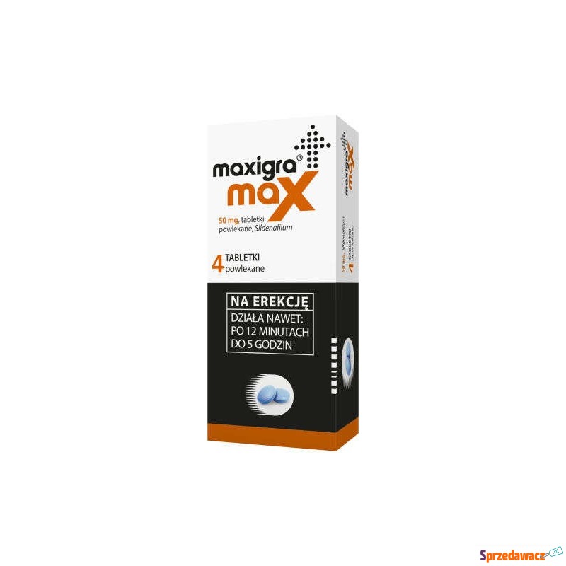 Maxigra max x 4 tabletki - Sprzęt medyczny - Knurów