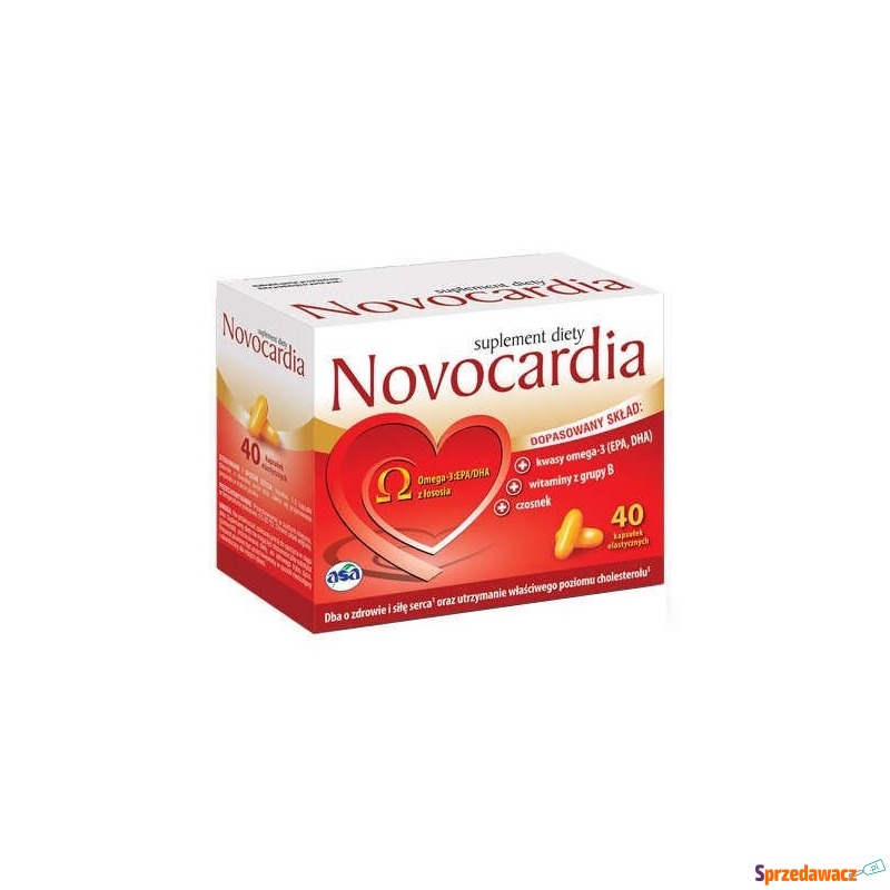 Novocardia x 40 kaps. - Witaminy i suplementy - Słupsk