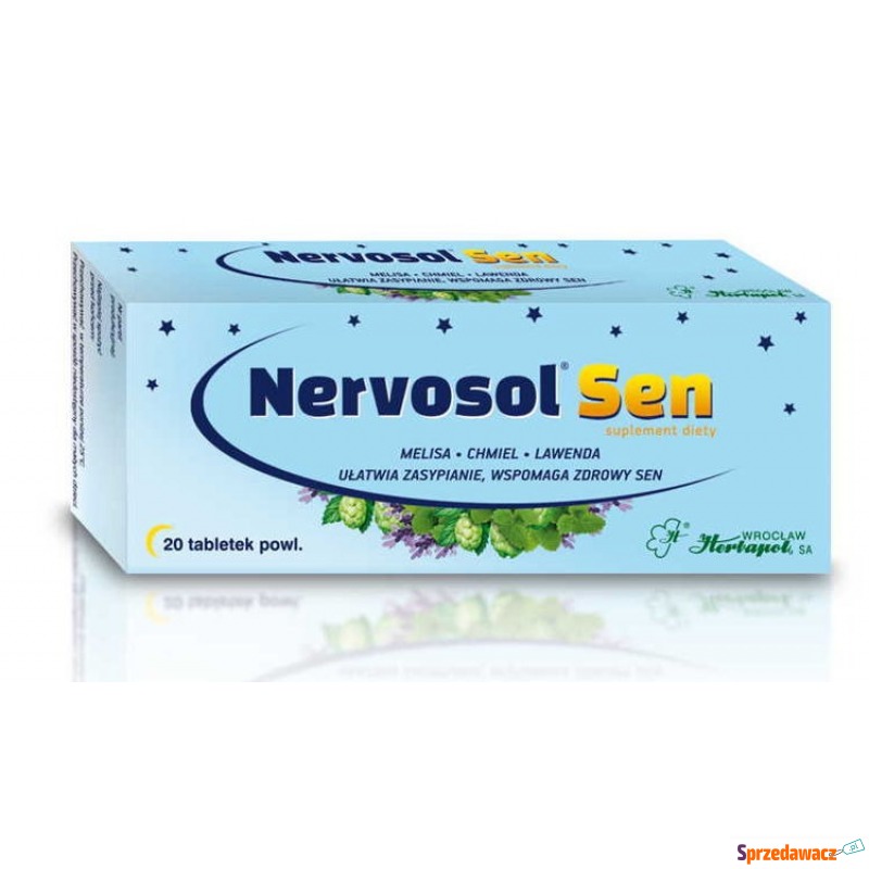 Nervosol sen x 20 tabletek - Witaminy i suplementy - Piła
