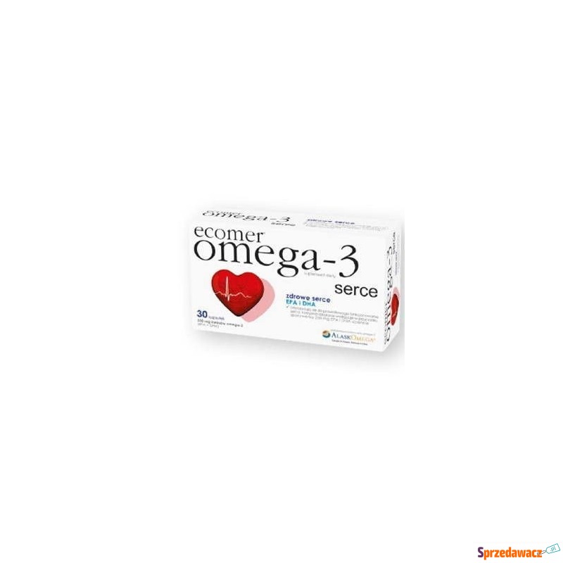 Ecomer omega-3 serce x 30 kapsułek - Witaminy i suplementy - Jelenia Góra