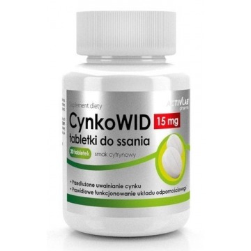 Cynkowid 15mg x 30 tabletek do ssania