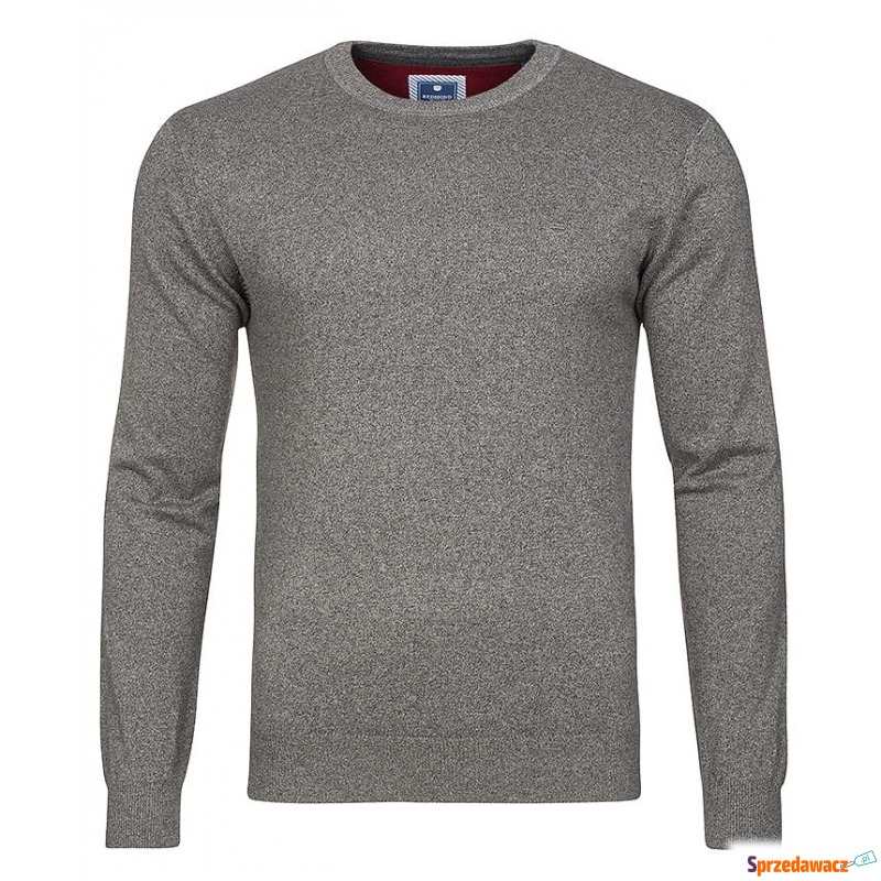 
Sweter męski szary c-neck REDMOND
 - Swetry, golfy, kamizelki - Długołęka
