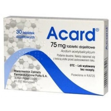 Acard 75mg x 30 tabletek
