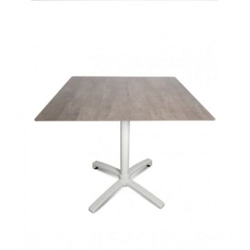 Stół Drop 80x80 White-Ash Oak Resol