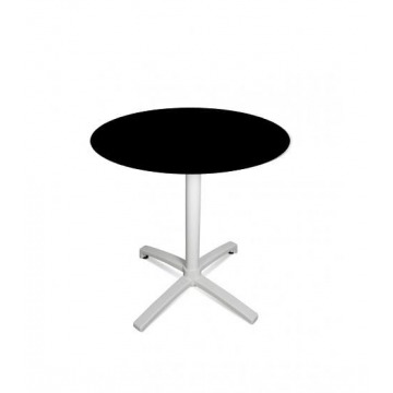 Stół Drop śr. 70 cm White-Black Resol