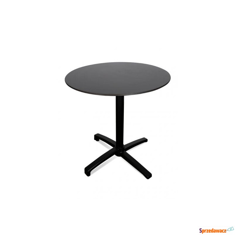 Stół Drop śr. 70 cm Black-Black Resol - Stoły kuchenne - Bełchatów